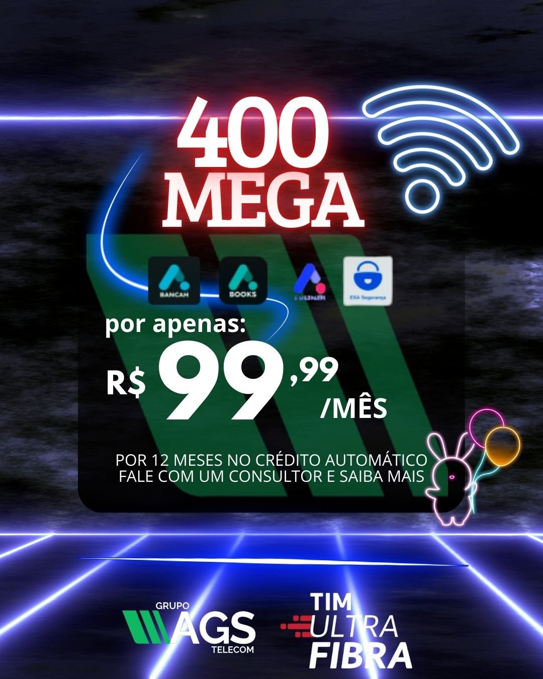 400MB DE VELOCIDADE